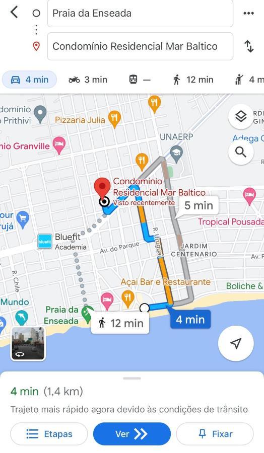 Apartamento Com Varanda E Suite Enseada Гуаружа Екстер'єр фото